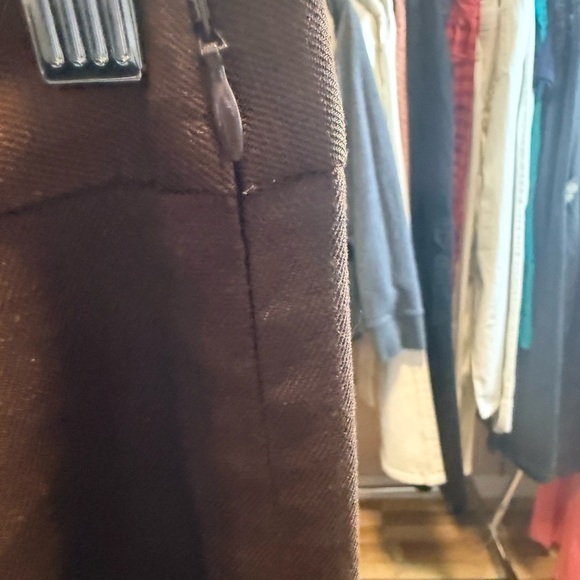 Talbots Brown Linen Blend Skirt Set - Picture 13 of 16